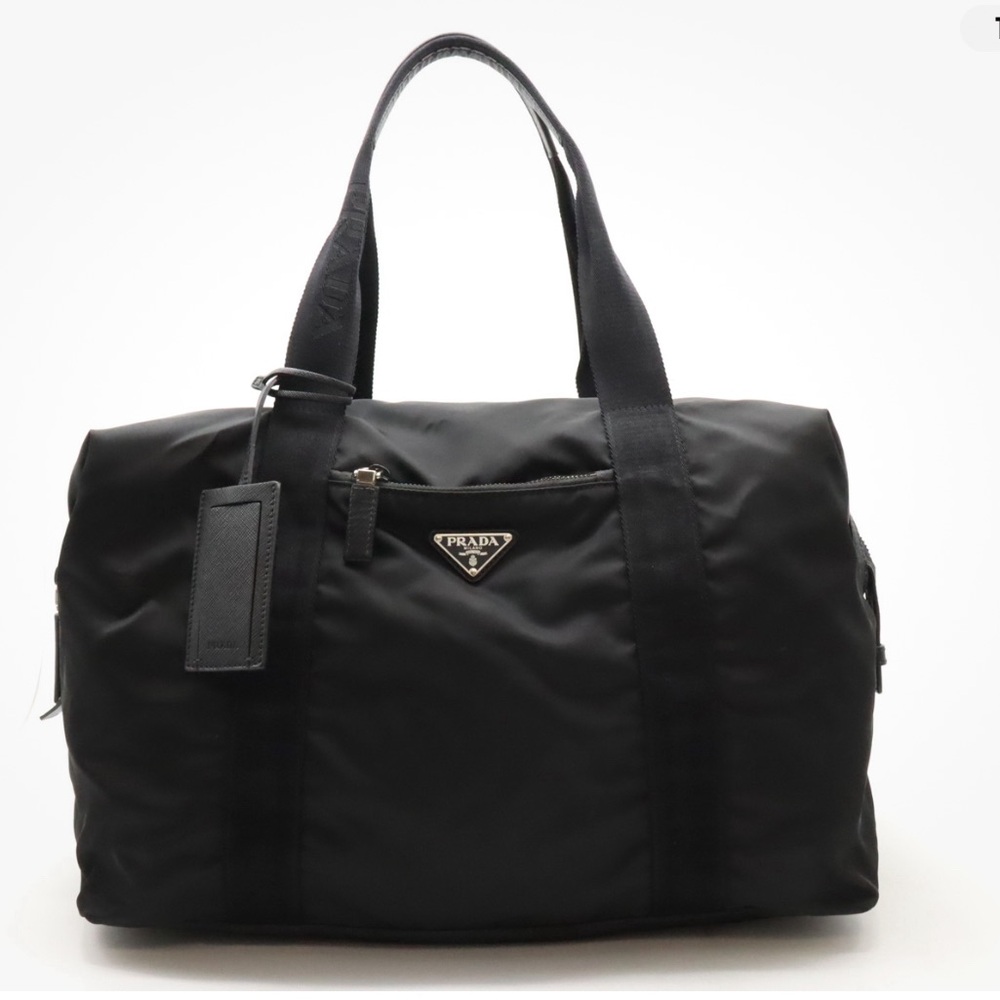 PRADA | Re-Nylon and Saffiano leather duffle bag